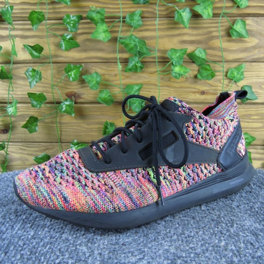 Reebok Men's 8.5 Zoku Runner Ultraknit Multicolor Sneakers Shoes